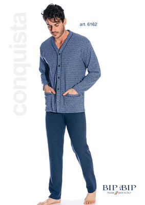 PIGIAMA UOMO M/L 6162 Tellini S.r.l. Ingrosso Abbigliamento